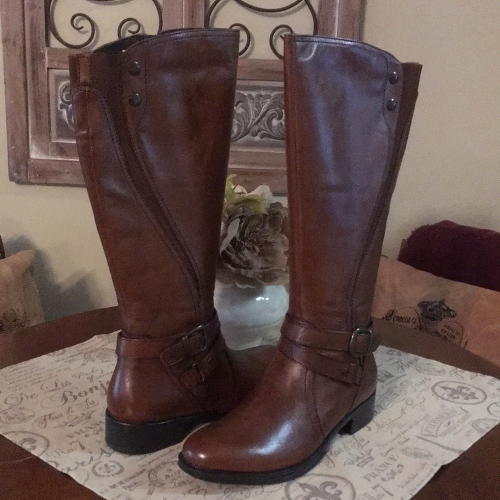 bussola Whiskey Whistler Leather Boots sz 9